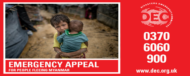 DEC in Scotland raises £260,000 in first 24 hours for people fleeing Myanmar