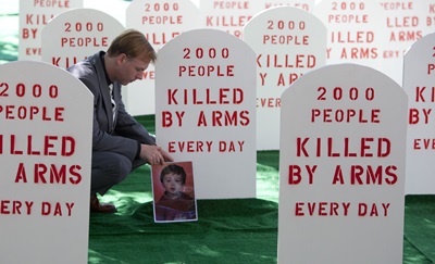 Scots Dad’s call to finish the job on Arms Trade Treaty
