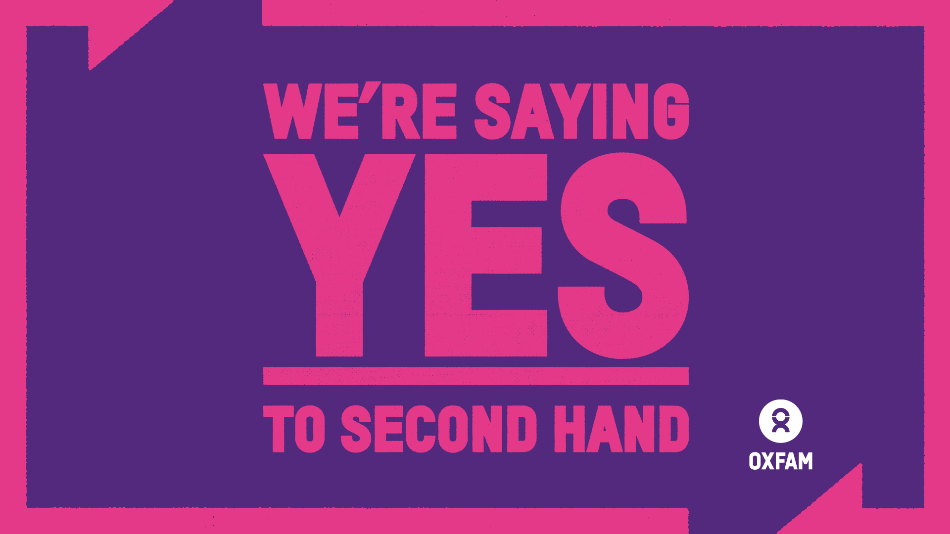 We're saying yes to second hand graphic