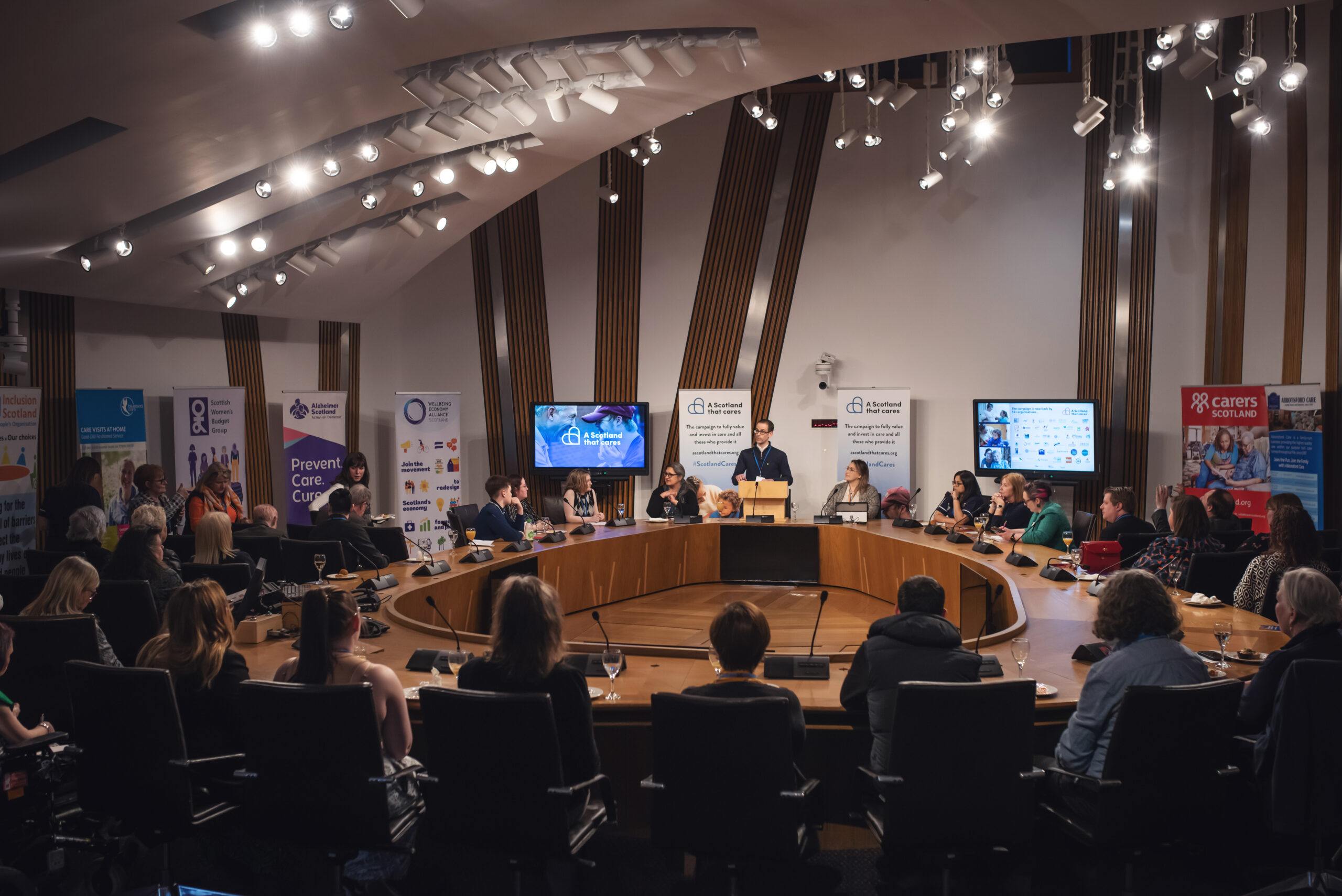 A Scotland that Cares at the Scottish Parliament