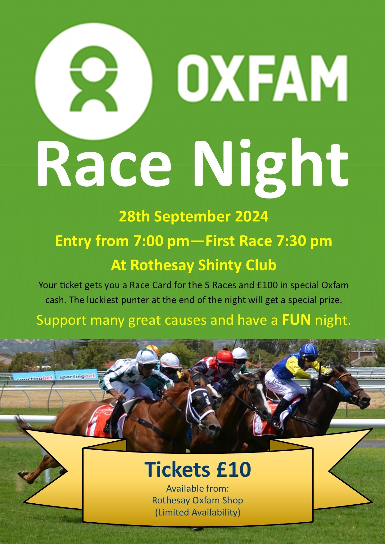 Hooves of Hope: Rothesay Race Night Aims to Raise Considerable Charity Cash